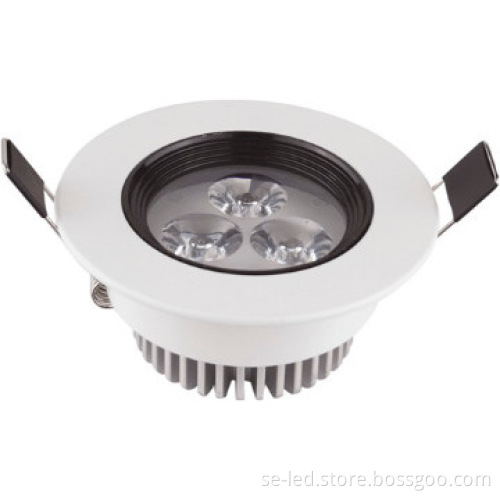 CE ROHS Epistar 12W alumínio volta Down Lights